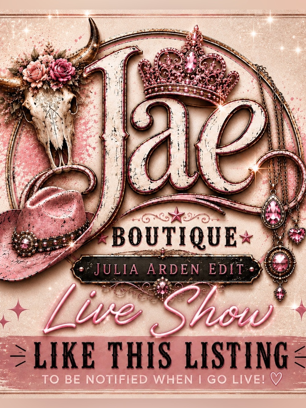 Live Show Notifications 🎀 Jae Boutique - Julia Arden Edit